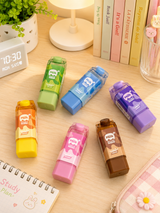 Milk bottle eraser