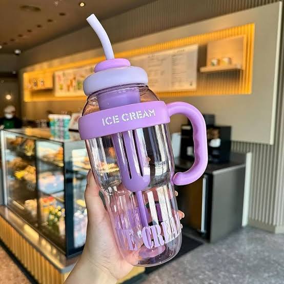 Ice cream sipper bottle