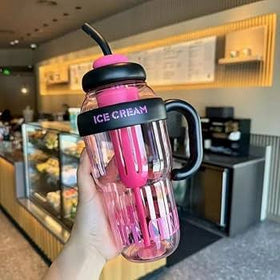 Ice cream sipper bottle