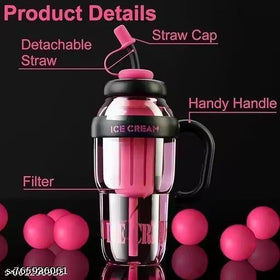 Ice cream sipper bottle