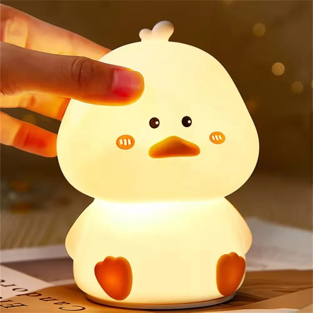 Lovely silicon duck lamp