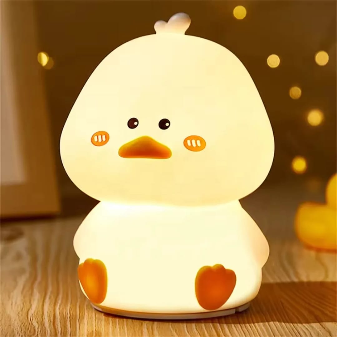 Lovely silicon duck lamp