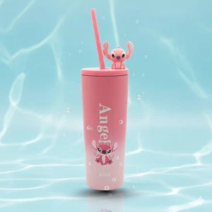 Stitch and Angel tumbler