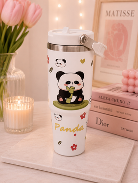 Panda steel tumbler