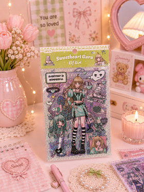 Sweetheart guru shimmer stickers