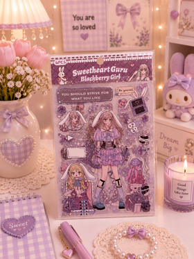 Sweetheart guru shimmer stickers
