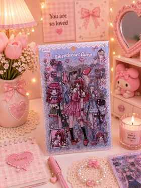 Sweetheart guru shimmer stickers