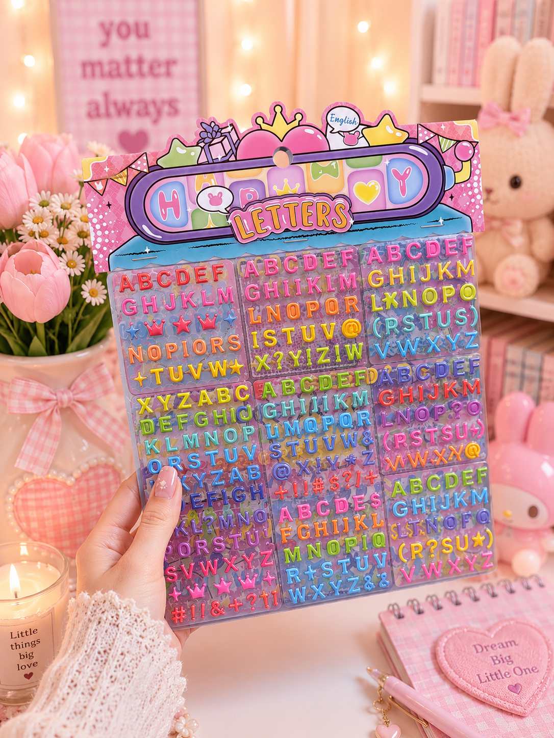 Letter sticker