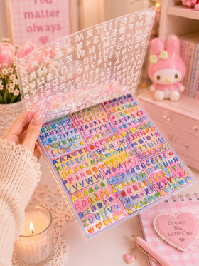 Letter sticker