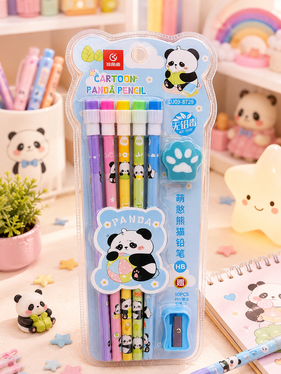 Panda pencil pack
