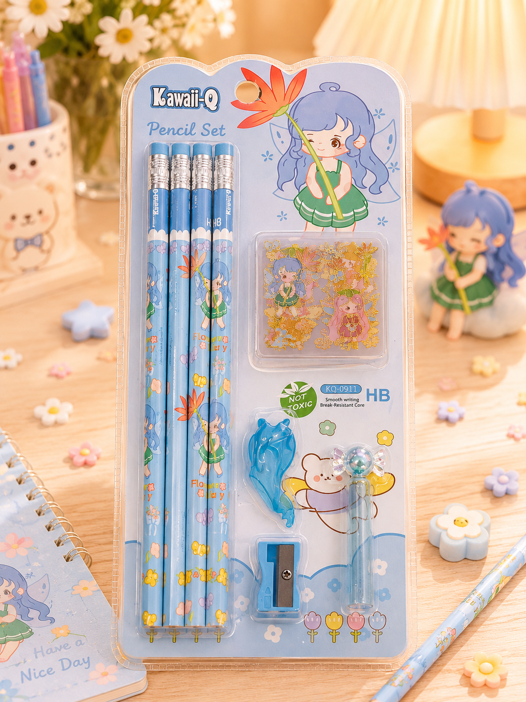 Kawaii pencil gift pack
