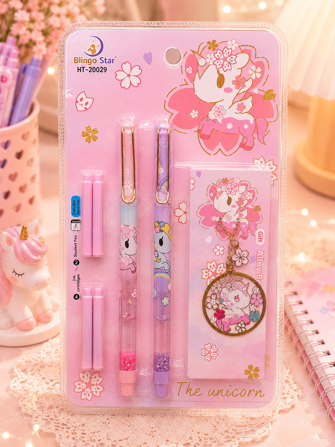 Pen-bookmark gift set