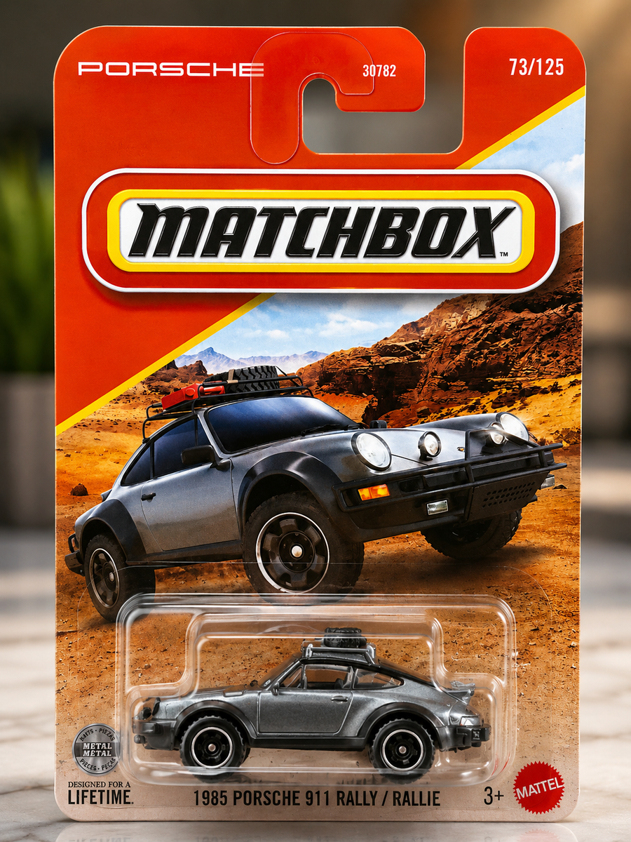 Matchbox- 1985 porsche 911 rally/rallye