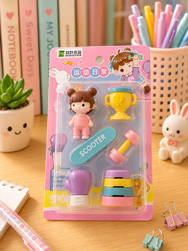 SPORTY ERASERS!