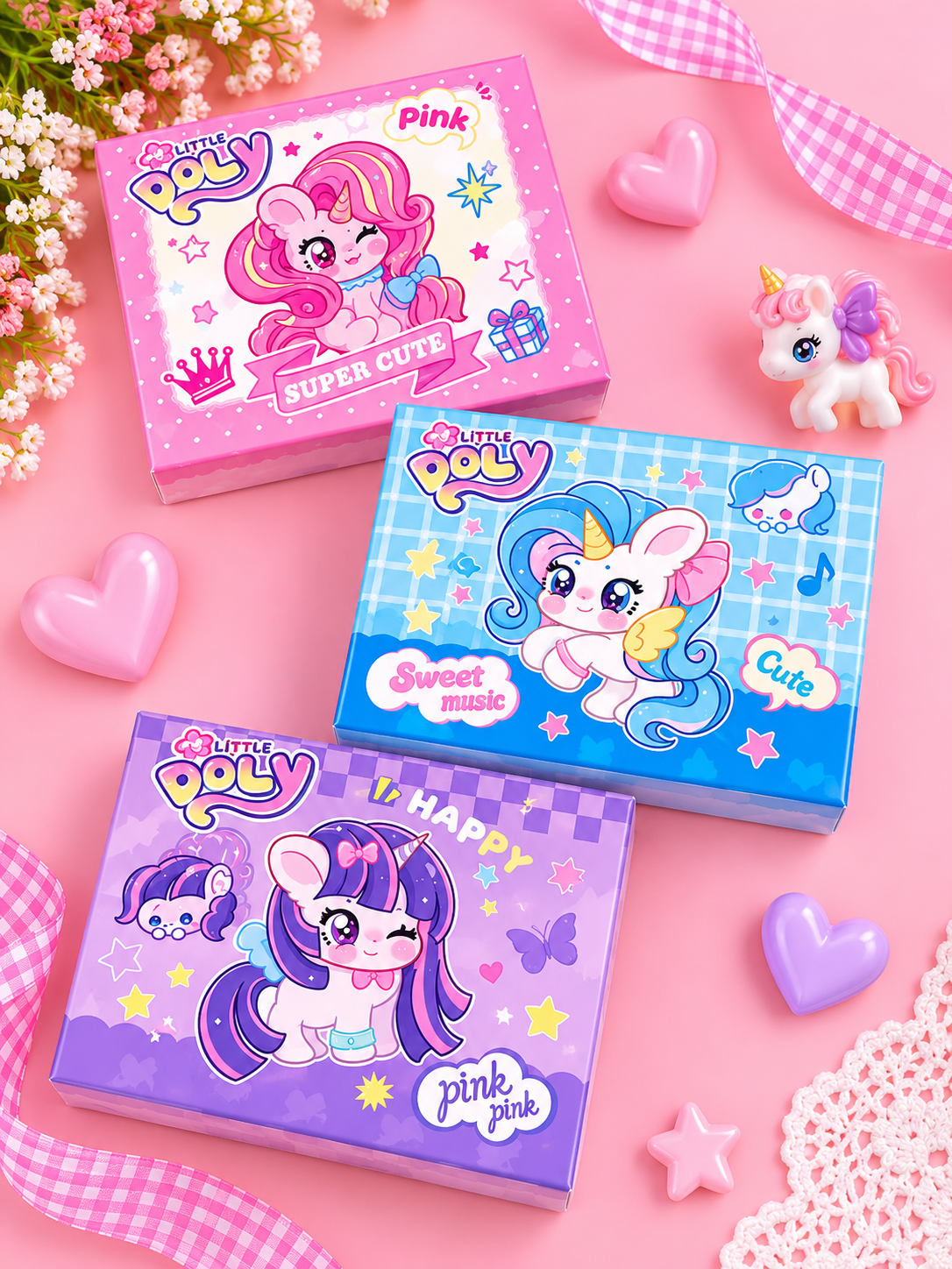 Little pony printed tissue