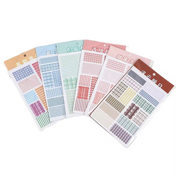Pattern papers sticker