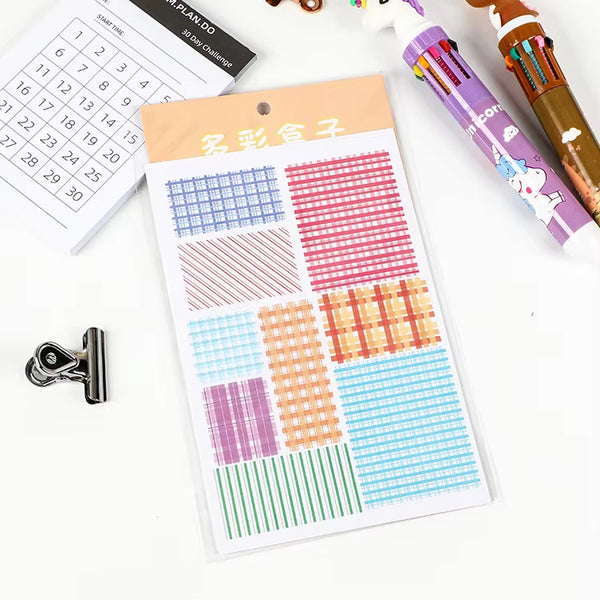 Pattern papers sticker