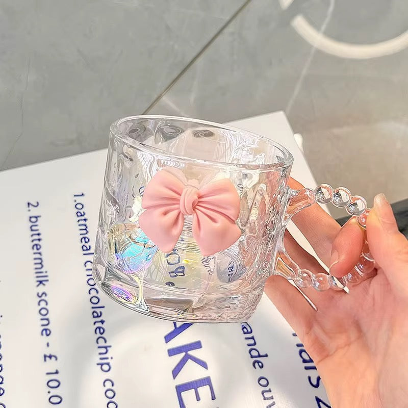 Pinteresty bow glass cup
