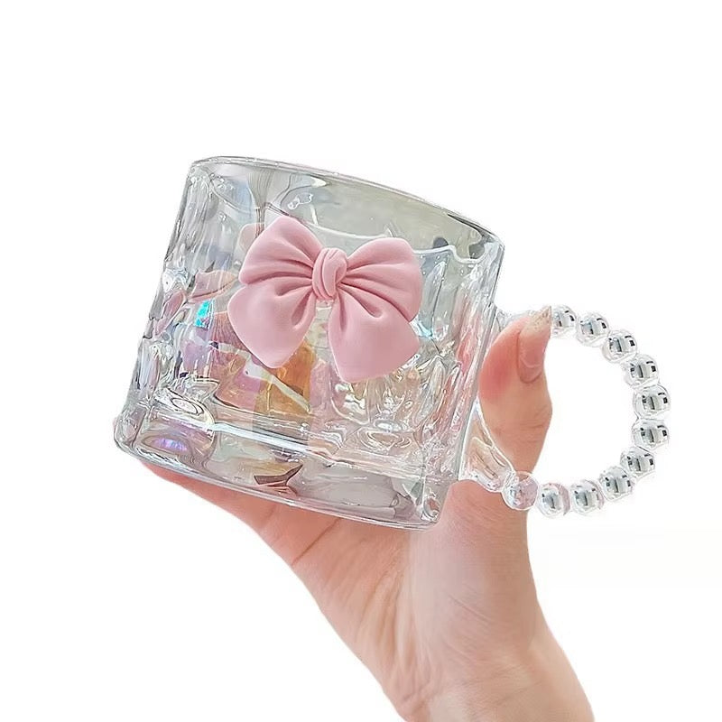 Pinteresty bow glass cup