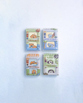 Camping season spiral mini notepad