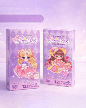 Princess erasable gel pen set