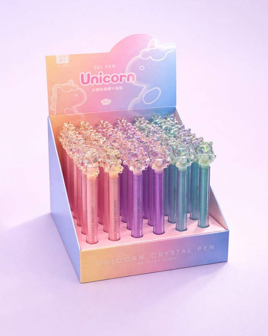 Unicorn crystal pen