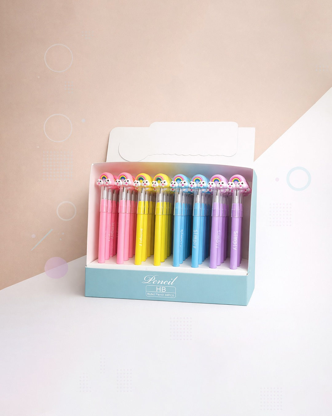 Rainbow pencils