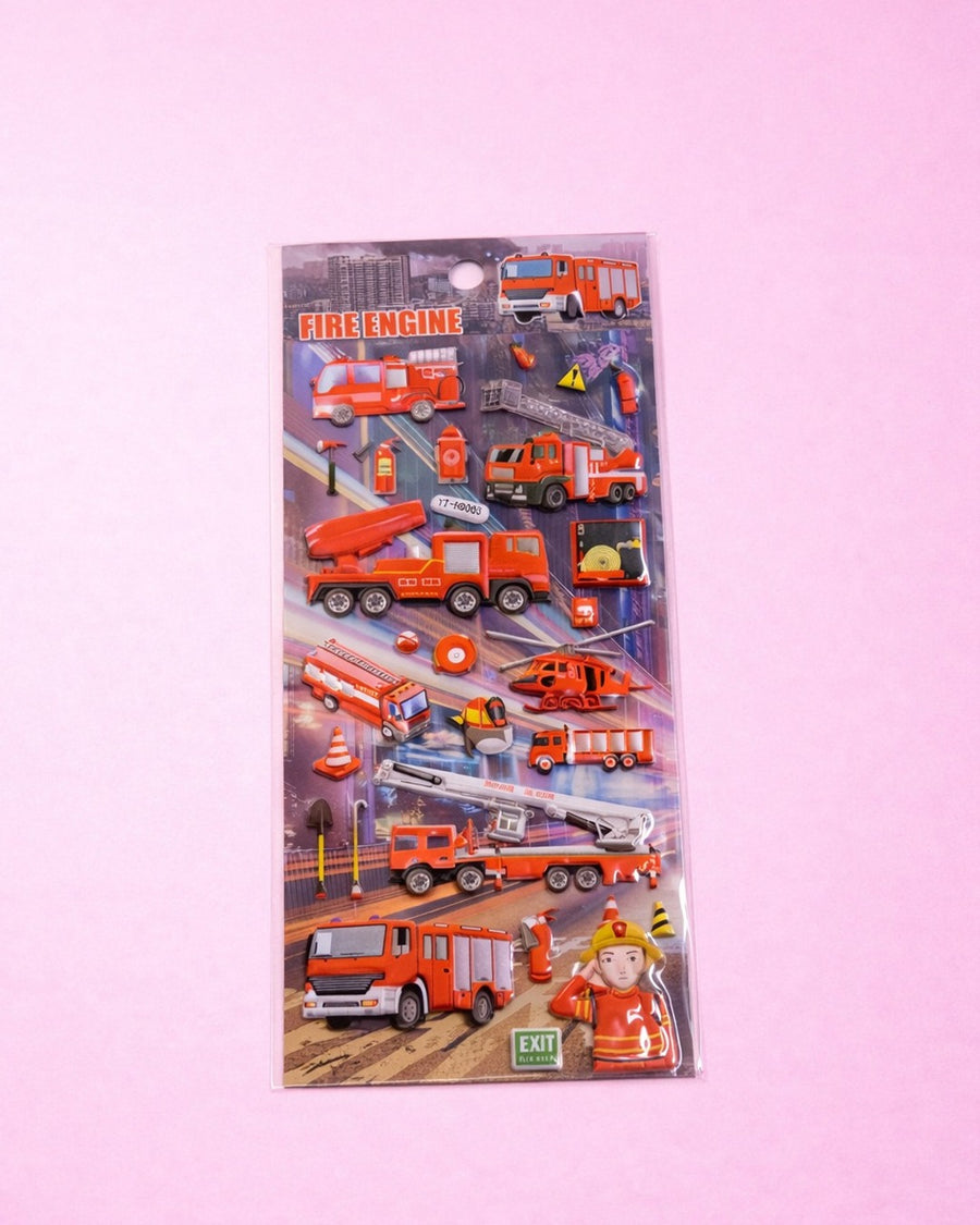 Fireforce and police cars stickers