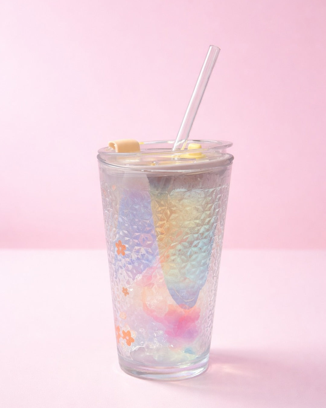 Spring floral glass