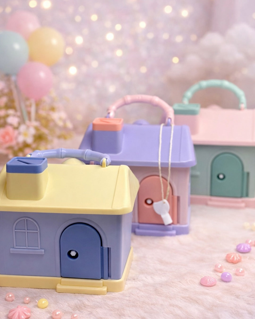 Kawaii house piggy bank