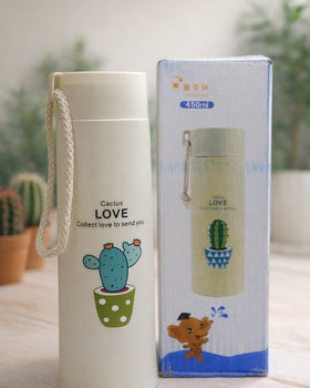 Plant print bottle