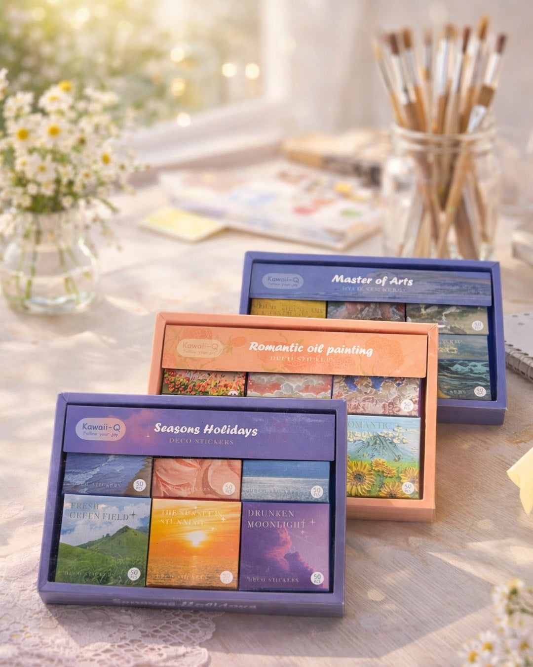 Mini decor stickers box