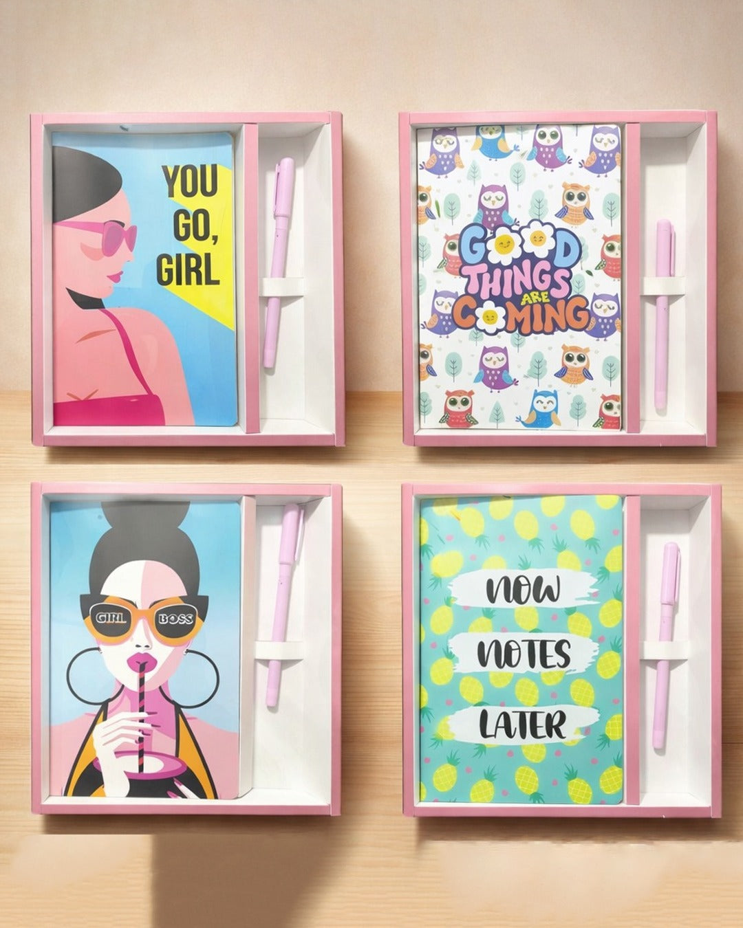 A5 Soft Bound Diary and Pen Sets