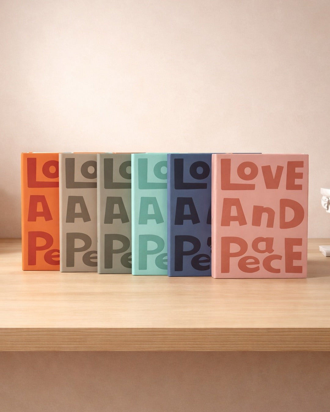 A5 Diary Love and Peace Assorted Colors