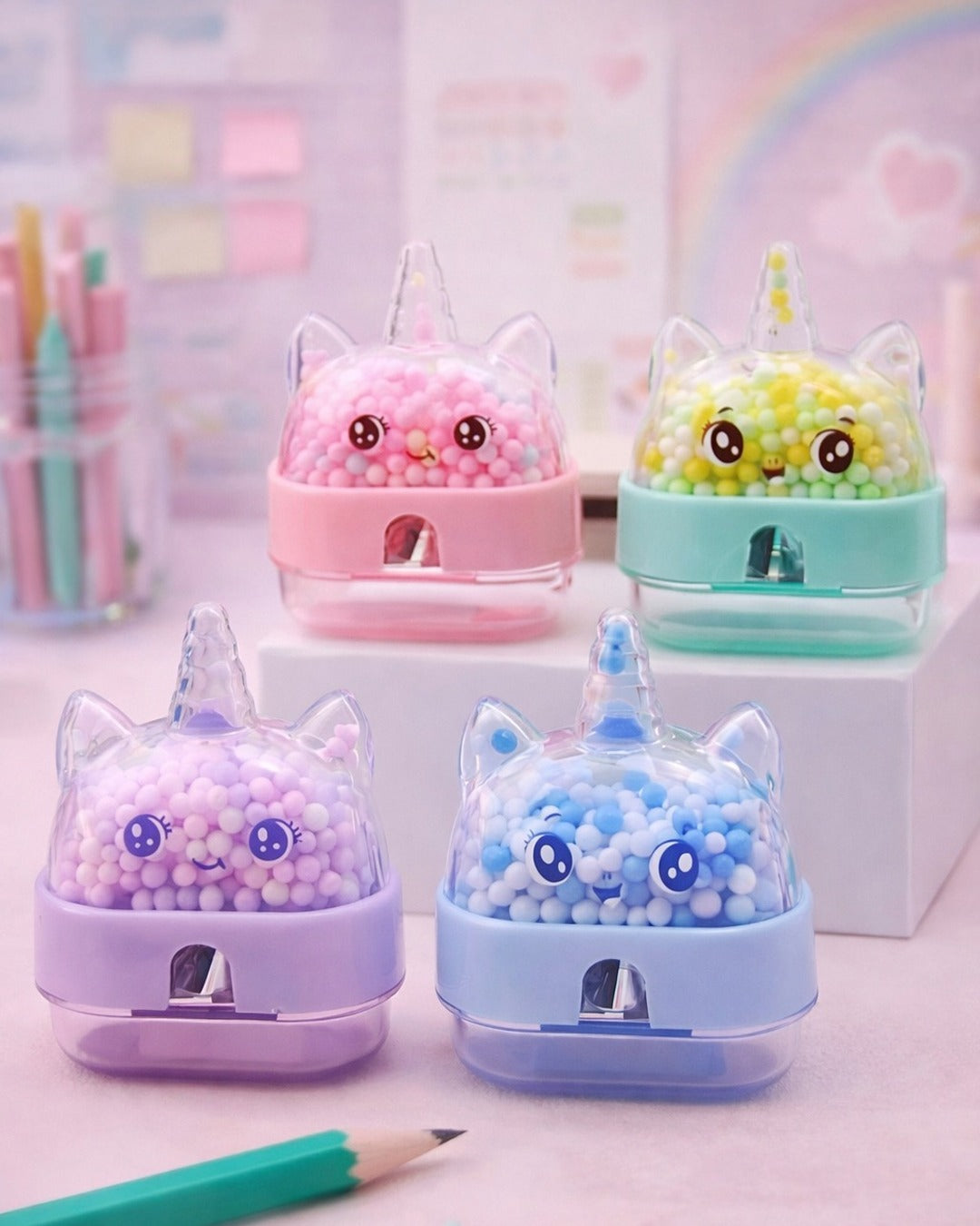 Unicorn Kawaii Fancy Sharpener for Kids Sharpeners