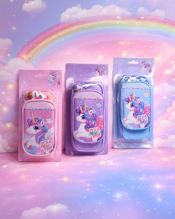 unicorn pouch with key chain