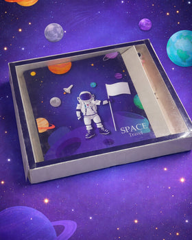 A5 Hard Bound Unicorn Space Themed Diary and Pen Sets