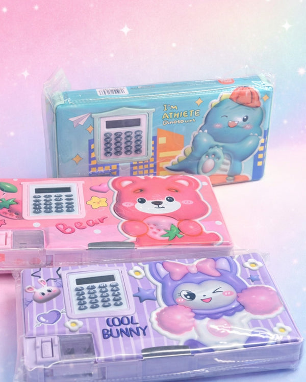 Large sized Pencil Box with calculator