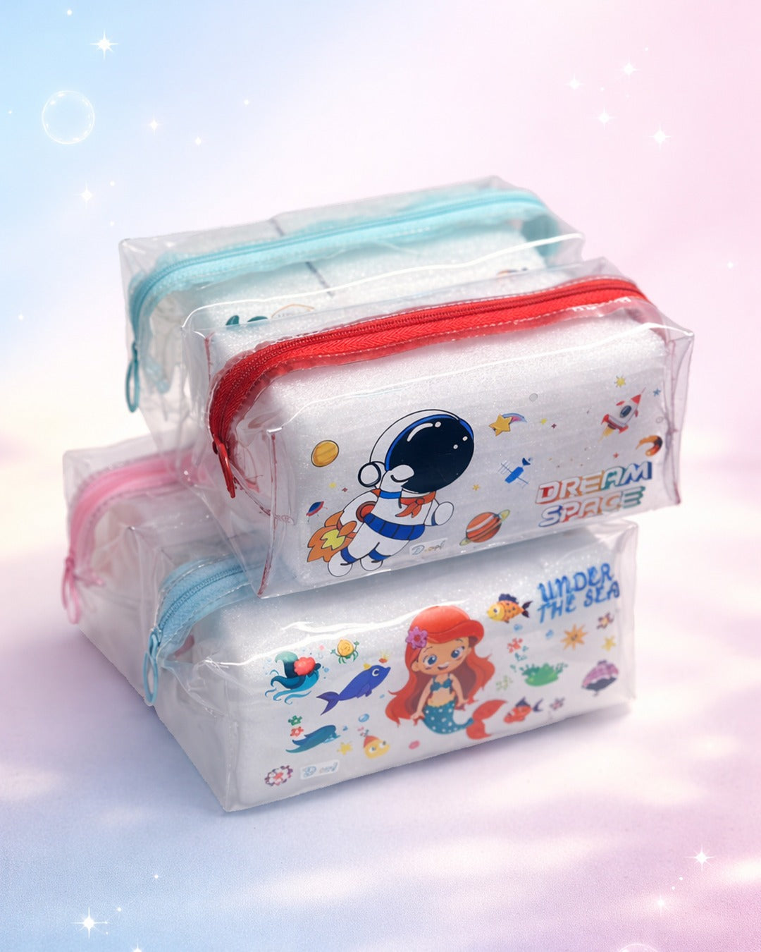 Unicorn Transparent Pencil Pouch