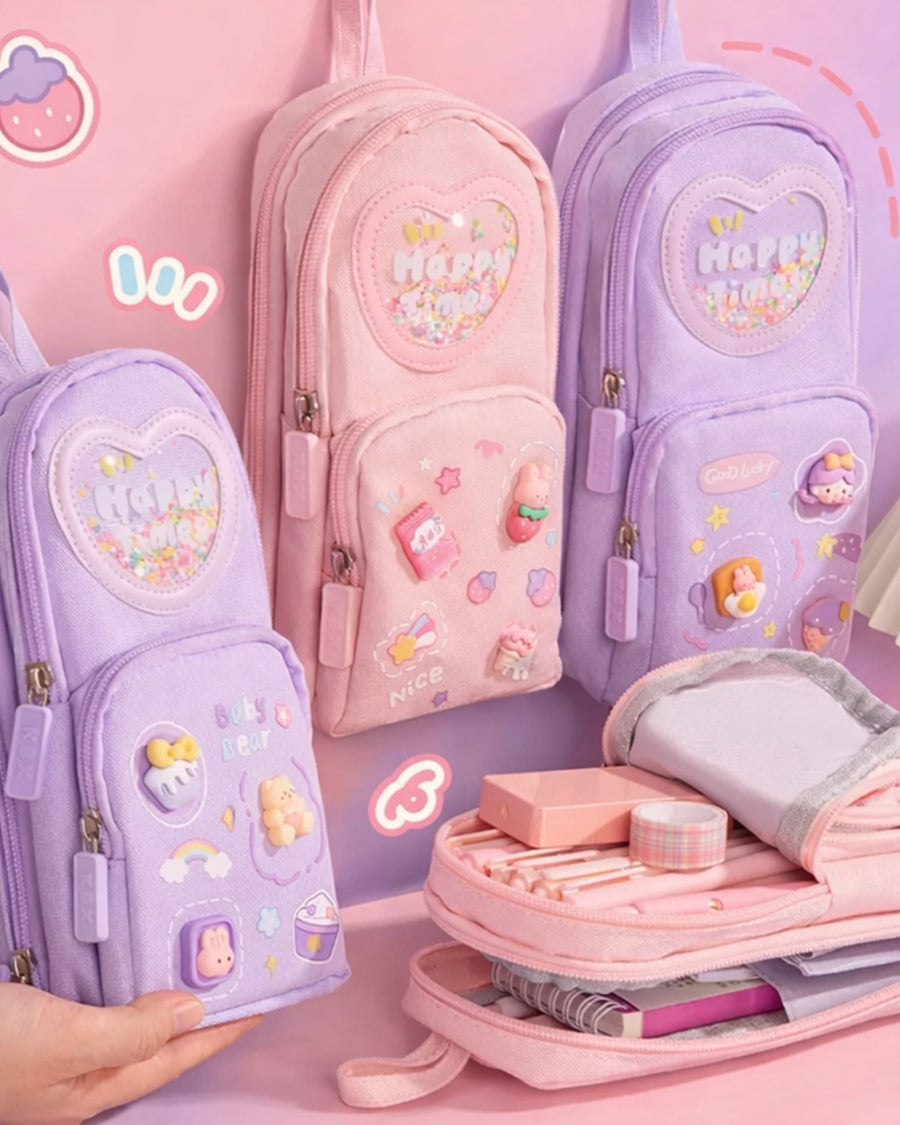 Kawaii Happy times pencil case