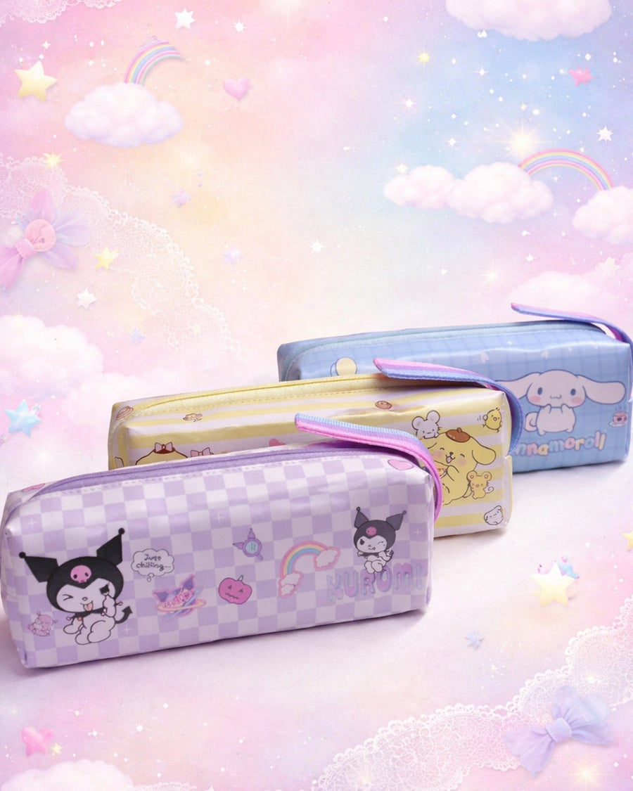 Multicolor Sanrio Pouches with Loop
