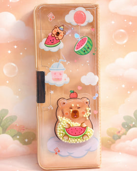 Capybara transparent school box