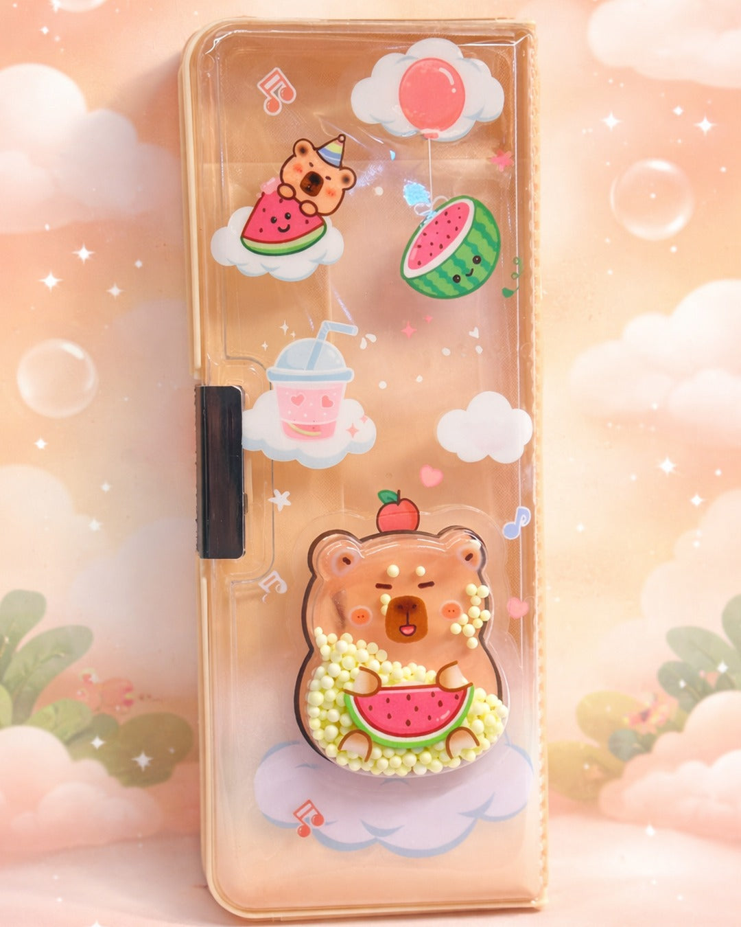 Capybara transparent school box