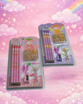 Flower Fairy pencil Set