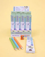 The magic pencil-eraser with sharpener