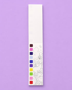 Unicorn bookmark paint set