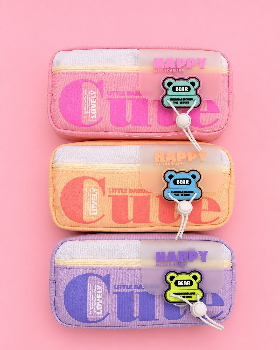 Happy little bear pouch