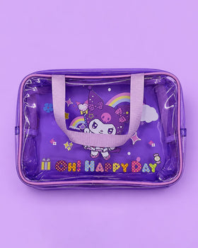 Neon jelly character bag