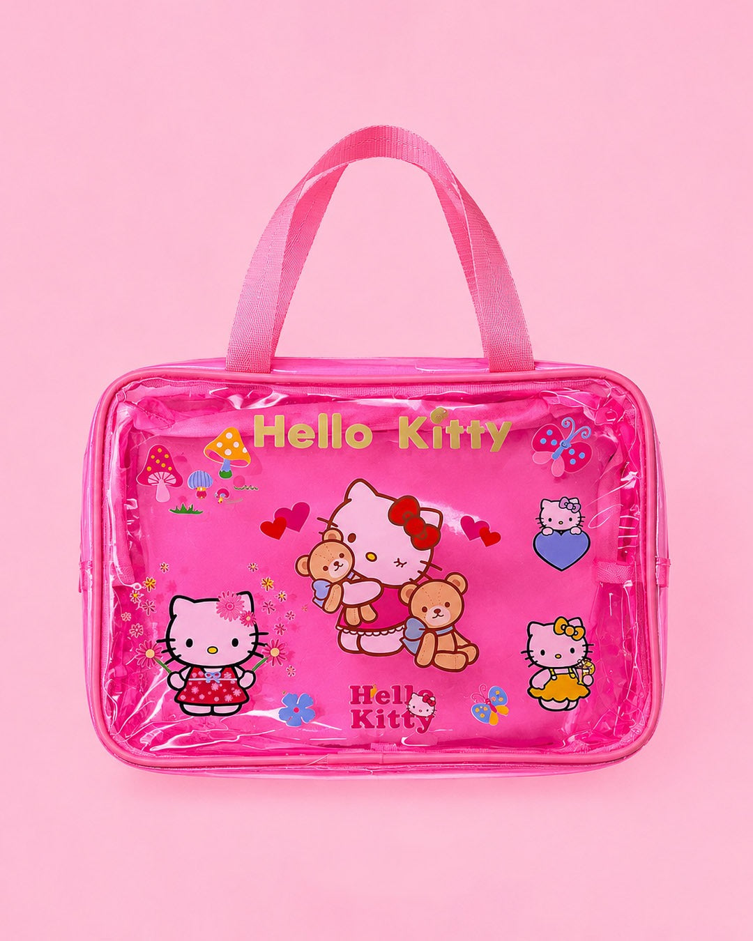 Neon jelly character bag