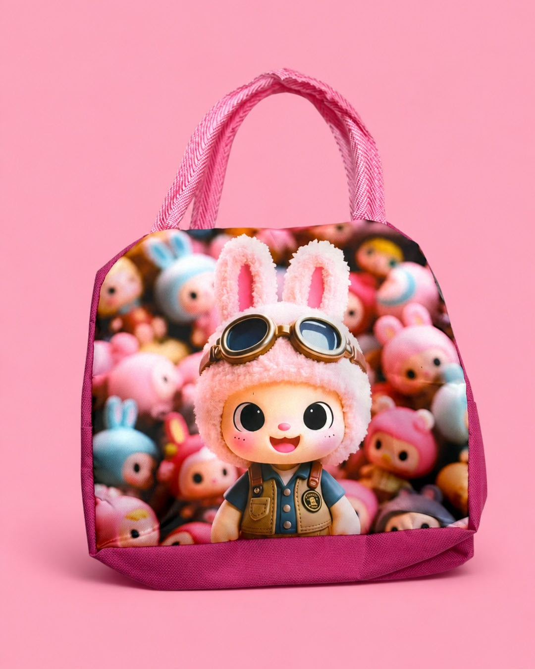 Cartoon aluminium insulated lunch bag